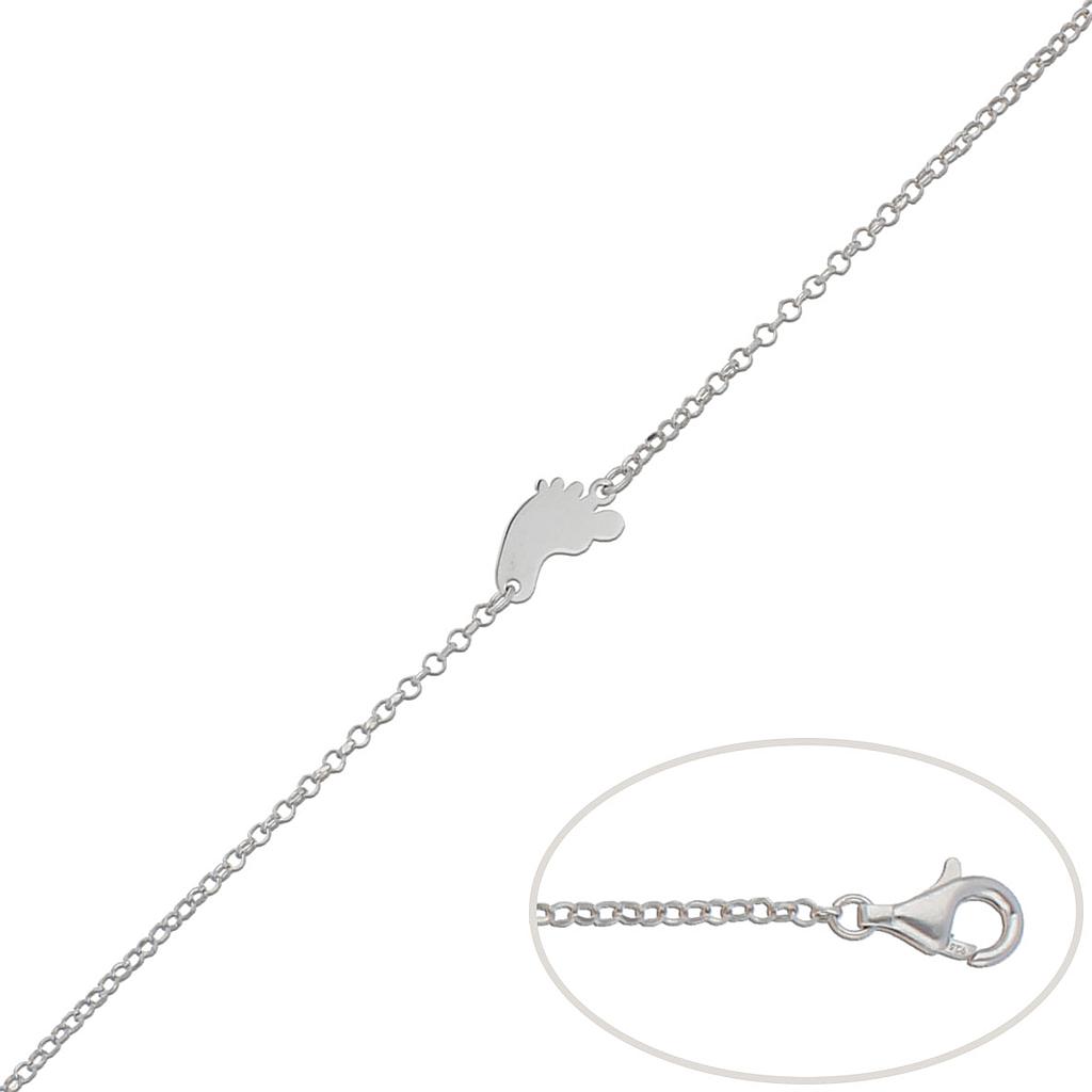 PULSERA PLATA 925MM PIE