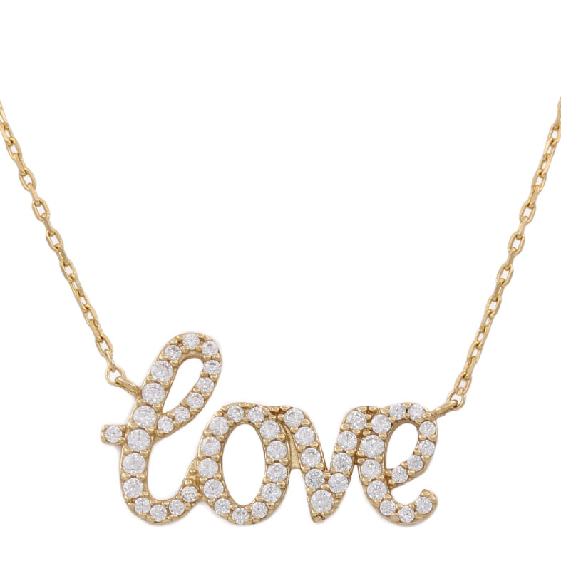 GARGANTILLA LOVE ORO 18KL CIRCONITAS