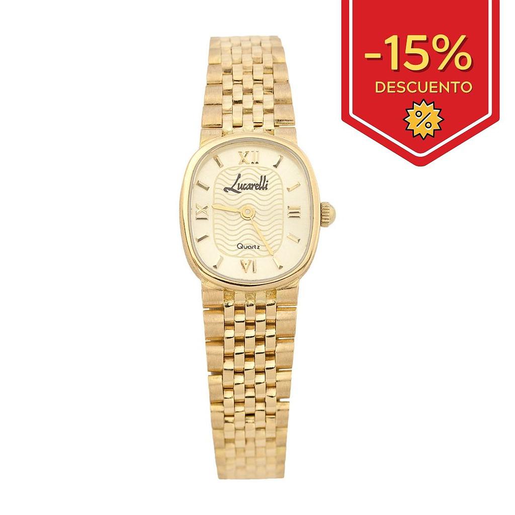 RELOJ ORO 18KL SEÑORA LUCARELLI