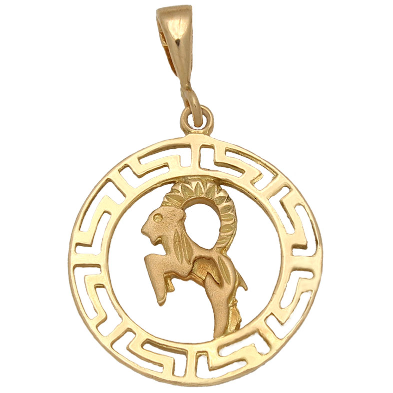 HOROSCOPO EN ORO DE 18KL CAPRICORNIO