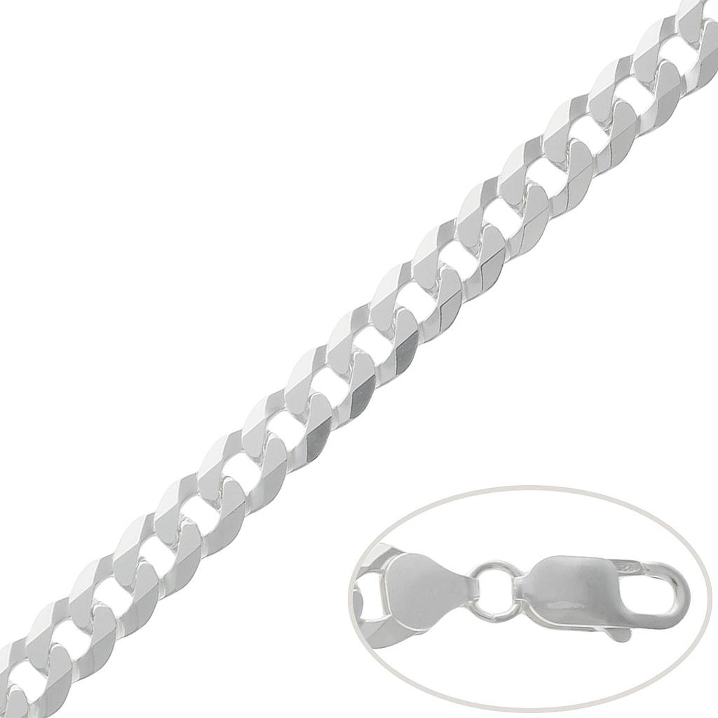 CADENA PLATA 925MM BARBADA - 9MM