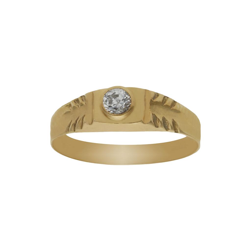 SOLITARIO ORO 18KL BEBE CIRCONITA