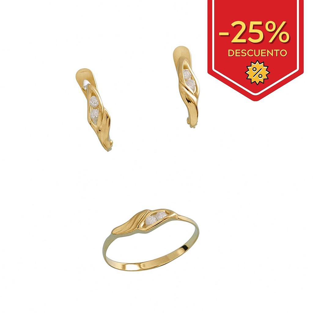 SORTIJA BEBE ORO 18KL BEBE CIRCONITAS