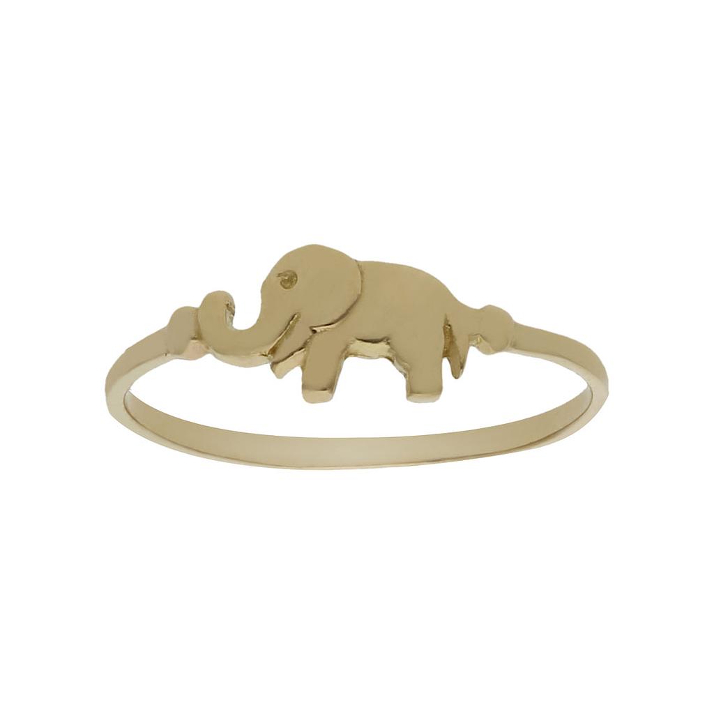 SORTIJA BEBE ORO 18KL ELEFANTE
