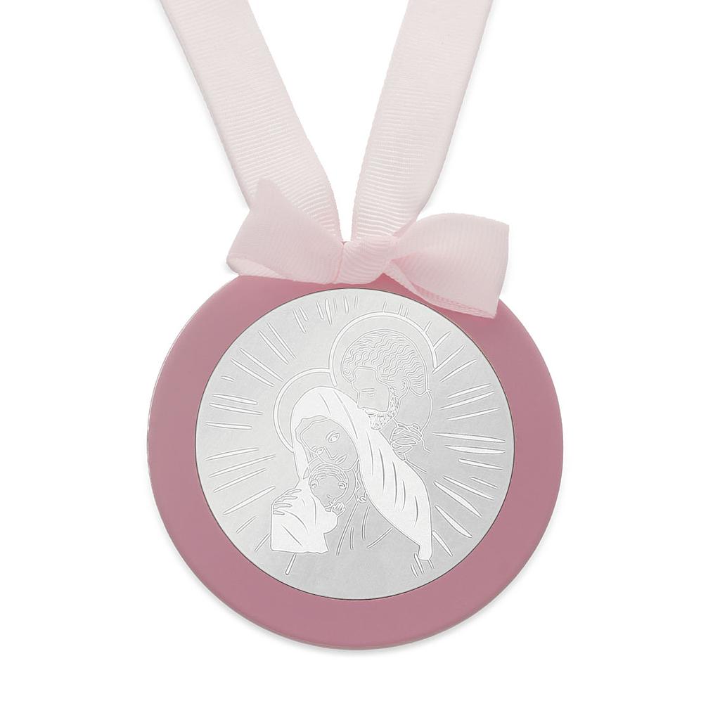 MEDALLA CUNA REDONDA VIRGEN Y NIÑO PLATA 925MM (copia)