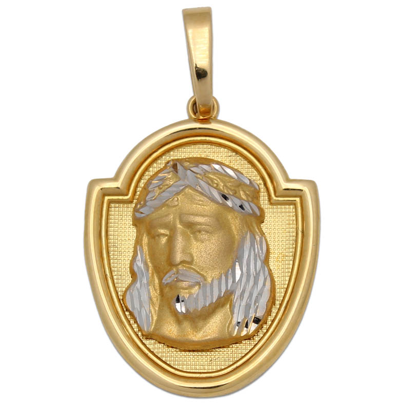 MEDALLA ORO 18KL CON CRISTO - 20X26MM