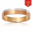 ALIANZA ORO ROSA - ORO BLANCO  18KL - 5MM