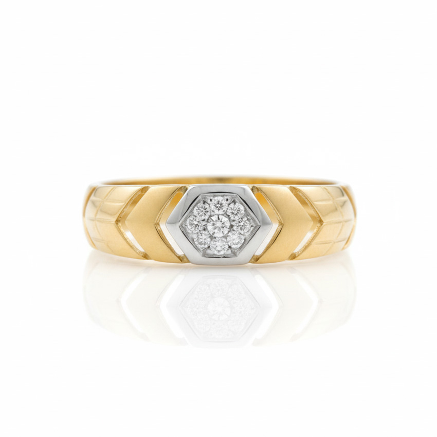 SORTIJA ORO 18KL CIRCONITAS