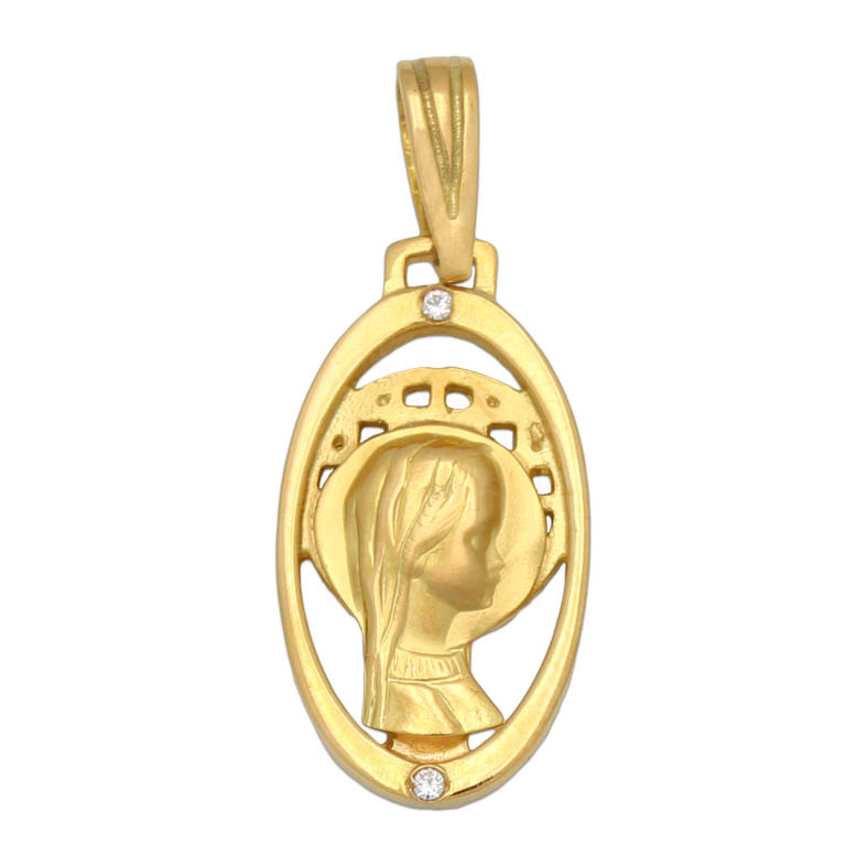 MEDALLA ORO 18KL VIRGEN NIÑA - 11X20MM