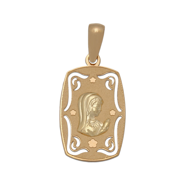 MEDALLA ORO 18KL VIRGEN NIÑA - 12X20MM