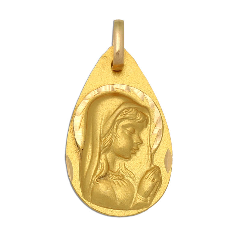 MEDALLA ORO 18KL VIRGEN NIÑA - 13x22MM