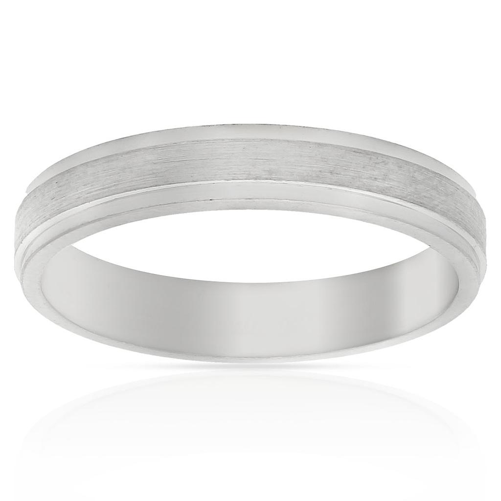 ALIANZA PLATA 925MM - 4MM