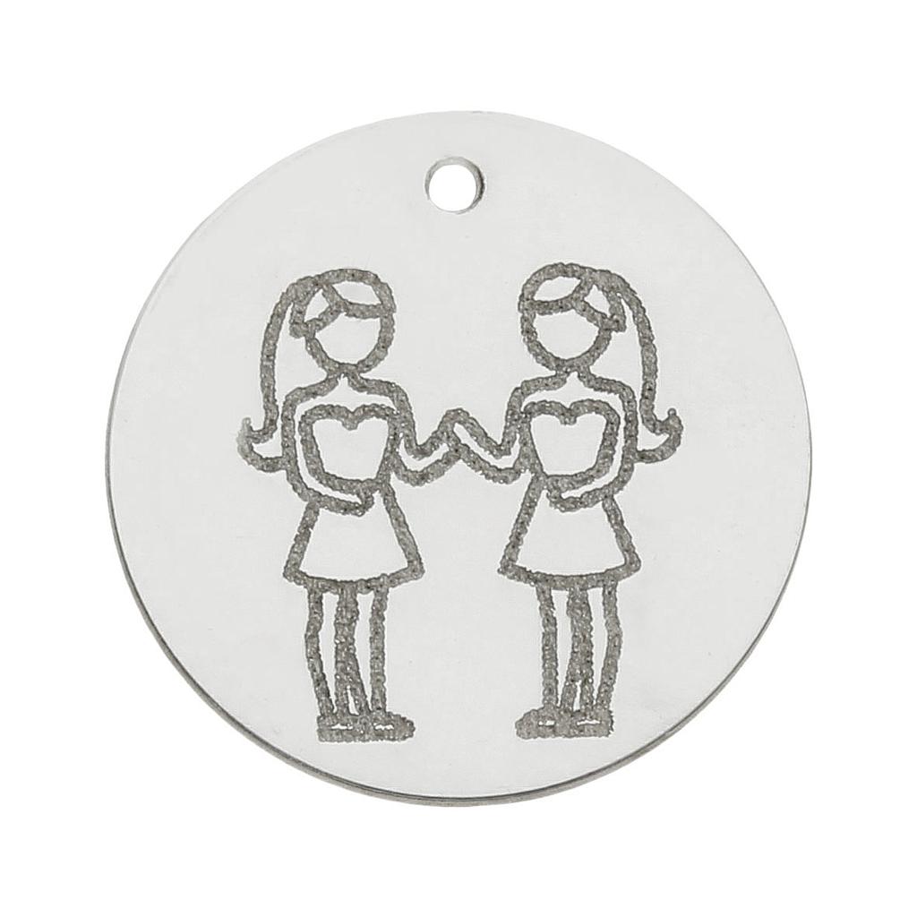 MI HISTORIA - ABALORIO HOROSCOPO GEMINIS PLATA 925MM