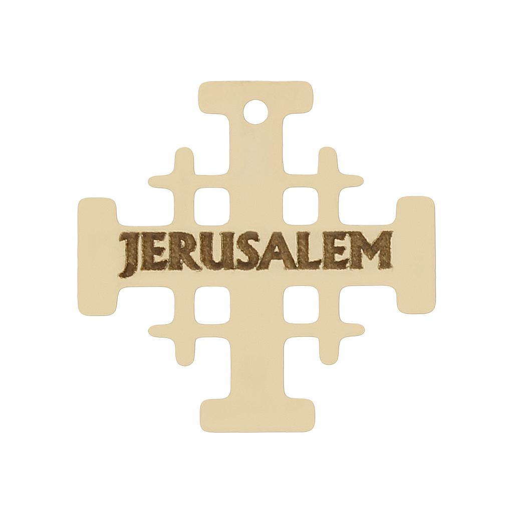 MI HISTORIA - ABALORIO JERUSALEM ORO 18KL