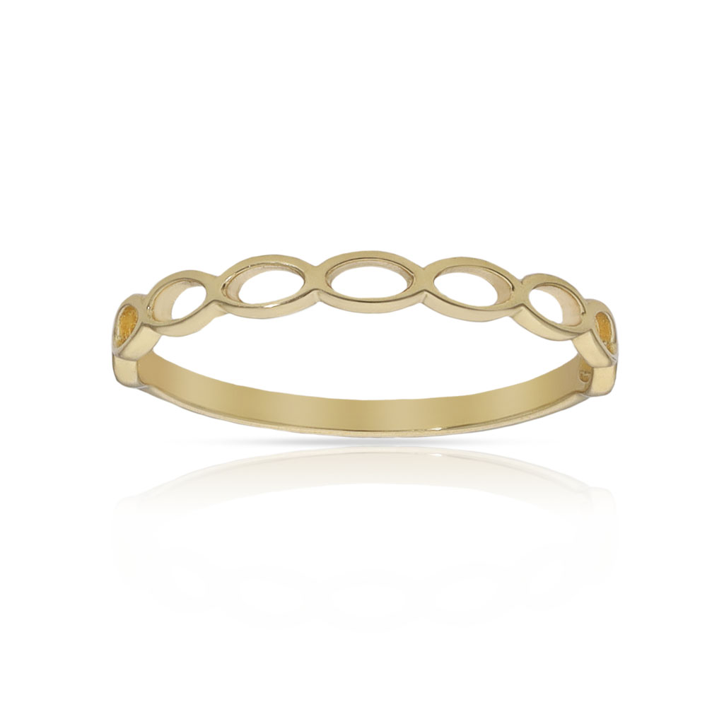SORTIJA ORO 18KL OVAL