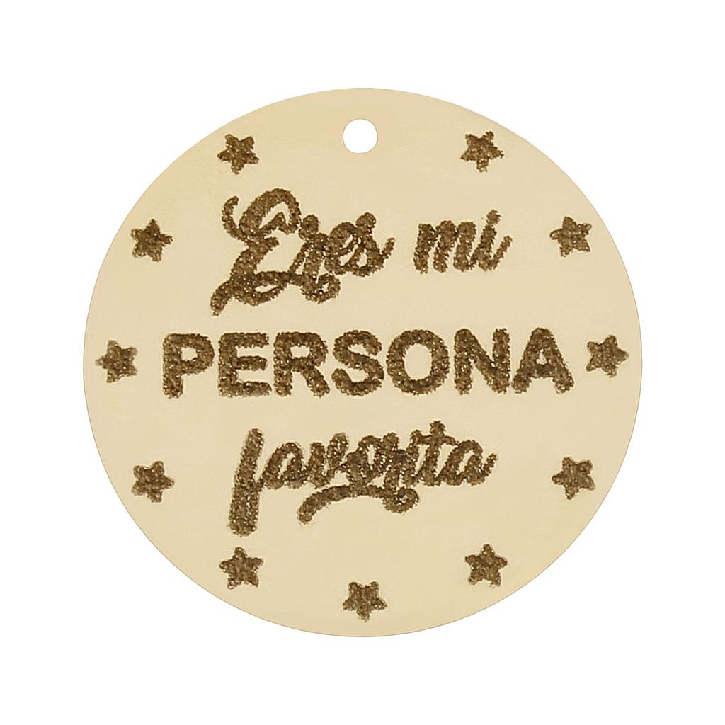 MI HISTORIA - ABALORIO PERSONA FAVORITA ORO 18KL