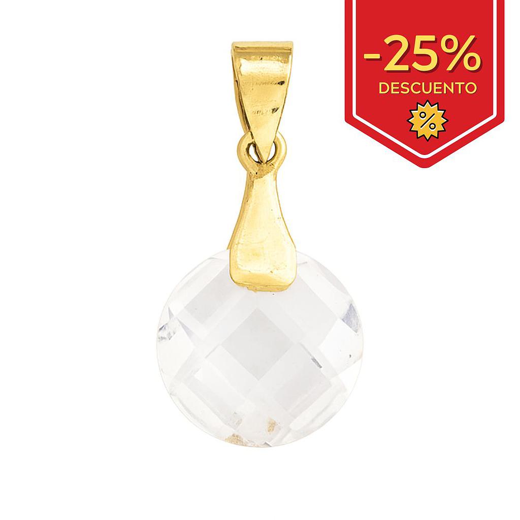 COLGANTE EN ORO DE 18KL CIRCONITA