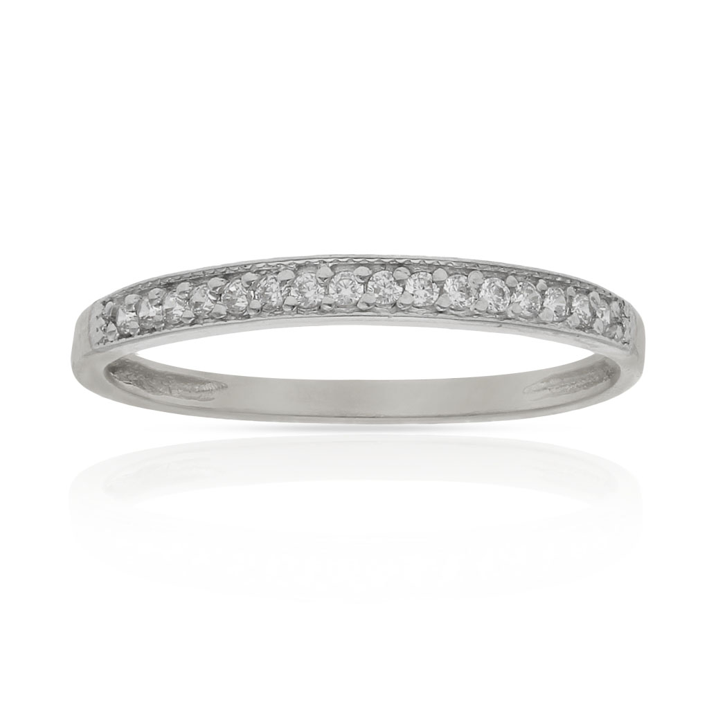 SORTIJA ORO BLANCO 18KL CIRCONITAS