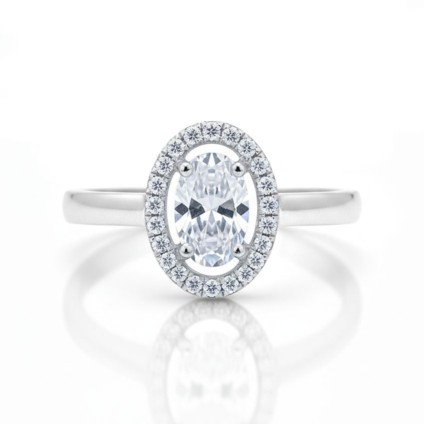 SORTIJA ORO BLANCO 18KL CIRCONITAS