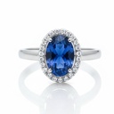 SORTIJA ORO BLANCO 18KL CRISOPAL AZUL