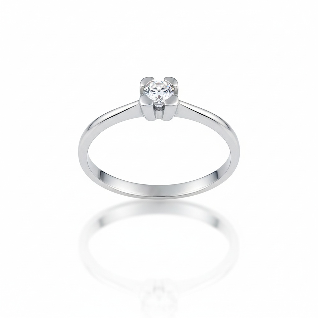 SORTIJA ORO BLANCO 18KL DIAMANTE
