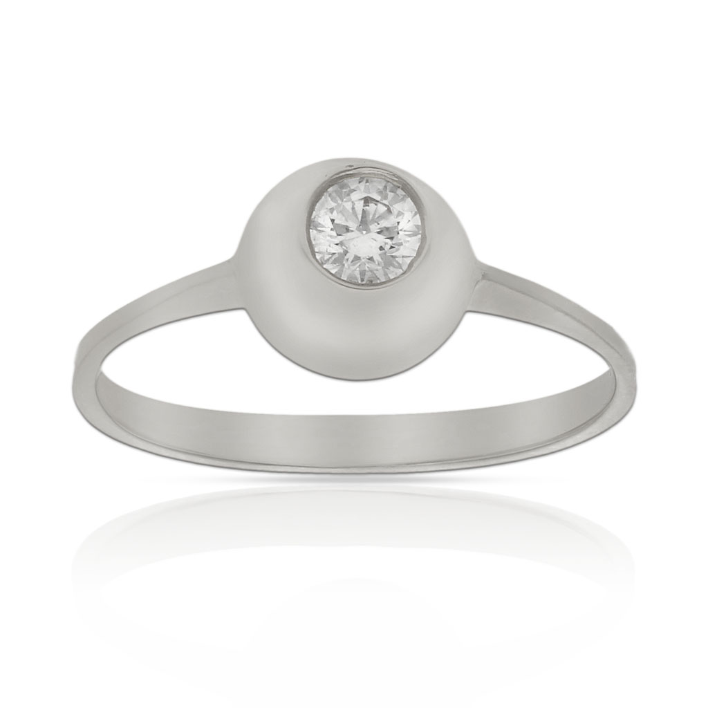 SORTIJA ORO BLANCO 18KL DIAMANTE