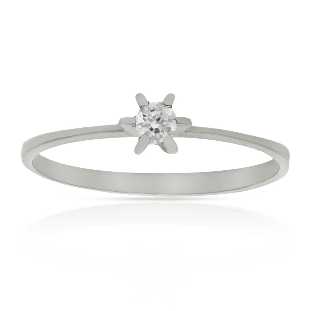 SORTIJA ORO BLANCO 18KL DIAMANTE
