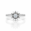 SORTIJA ORO BLANCO 18KL DIAMANTE
