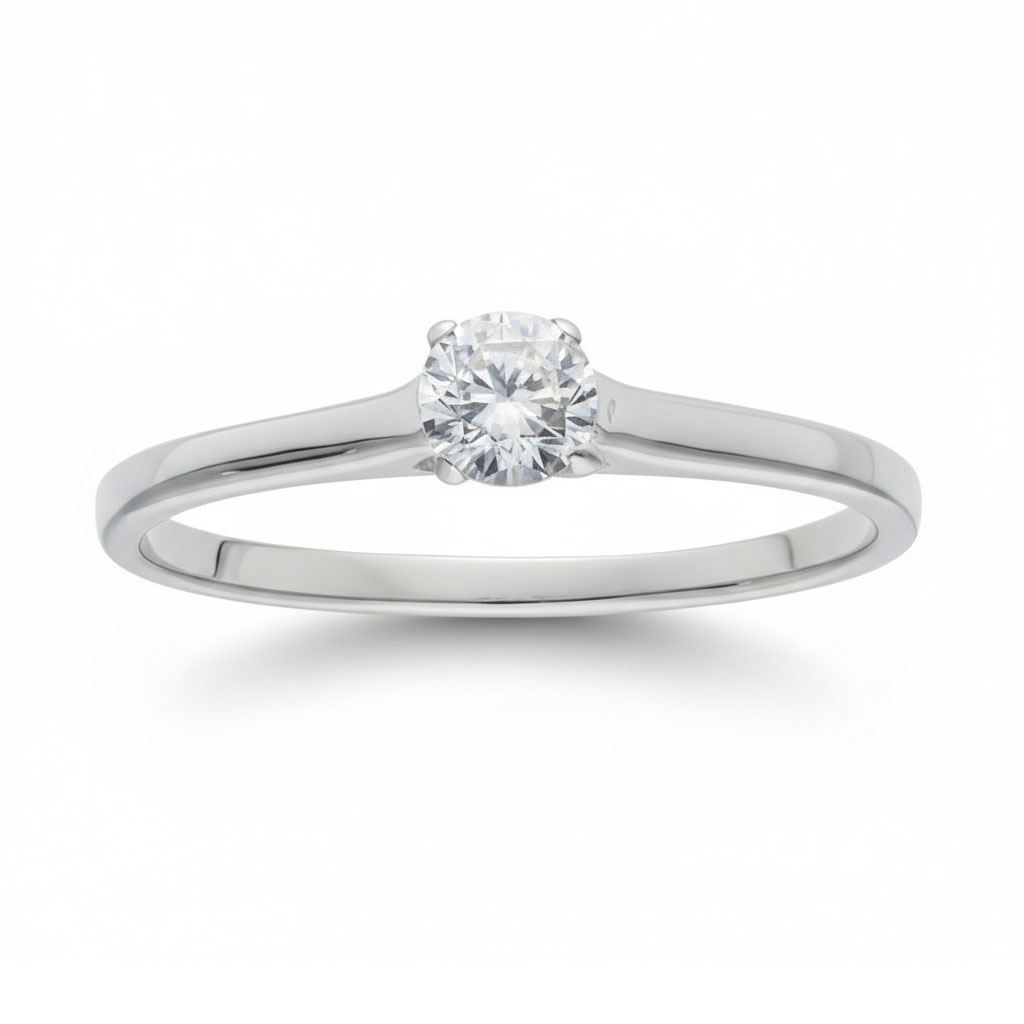 SORTIJA ORO BLANCO 18KL DIAMANTE