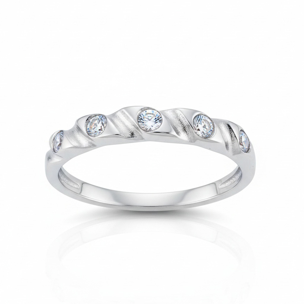 SORTIJA ORO BLANCO 18KL DIAMANTES