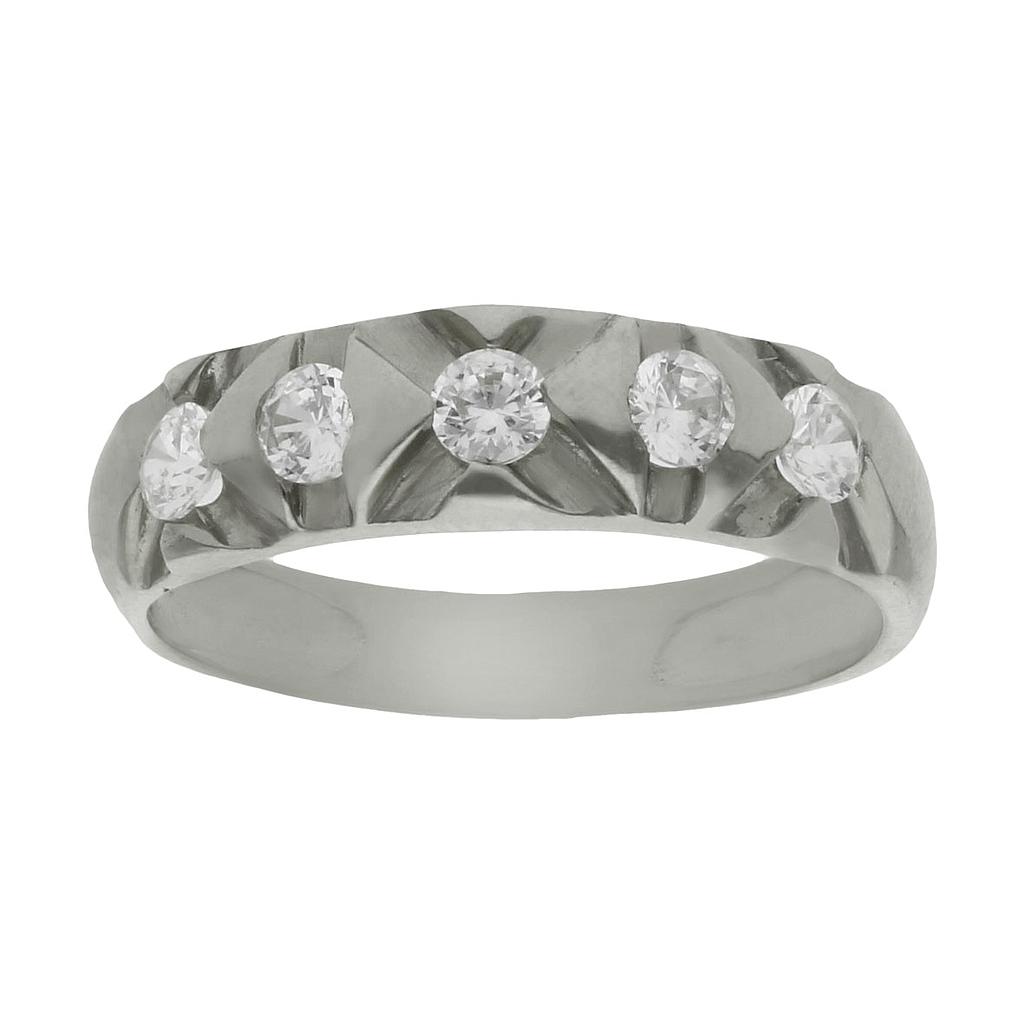 SORTIJA ORO BLANCO 18KL DIAMANTES