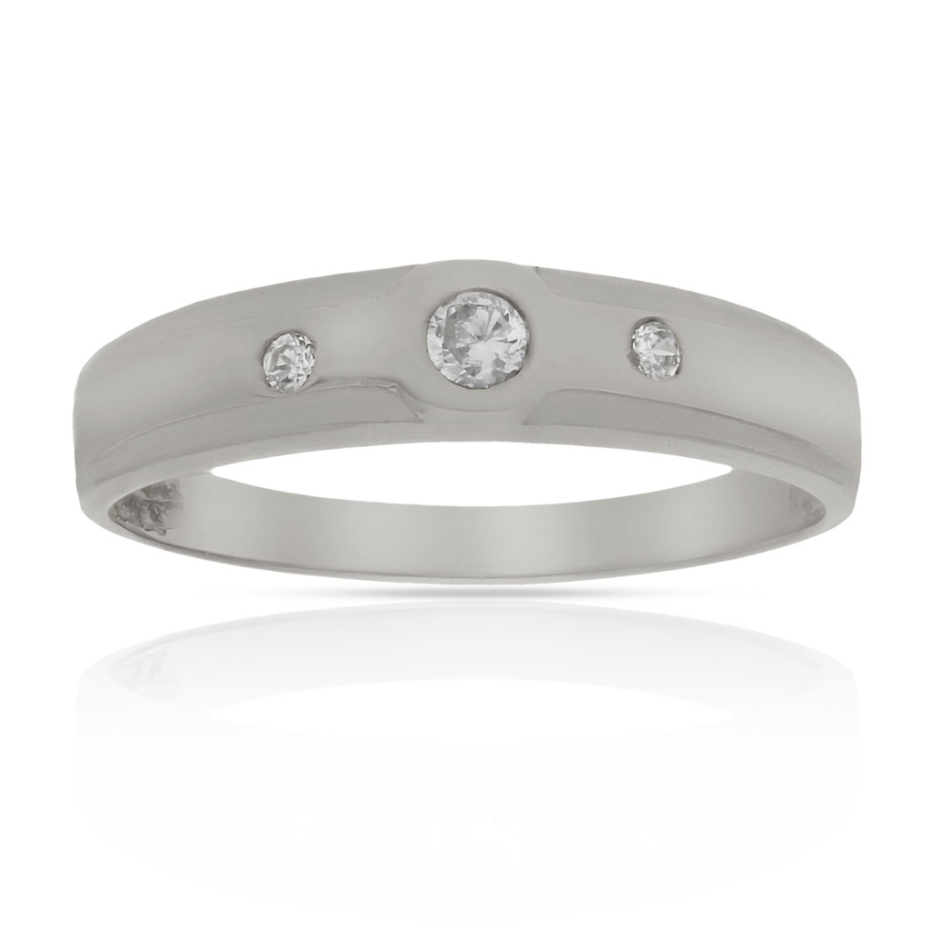 SORTIJA ORO BLANCO 18KL DIAMANTES