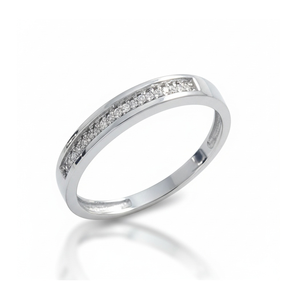 SORTIJA ORO BLANCO 18KL DIAMANTES