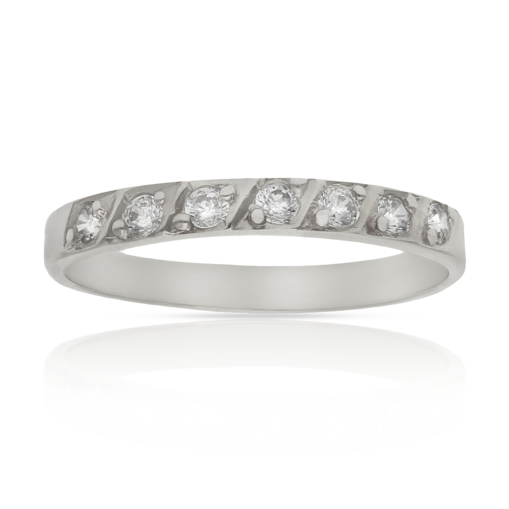 SORTIJA ORO BLANCO 18KL DIAMANTES