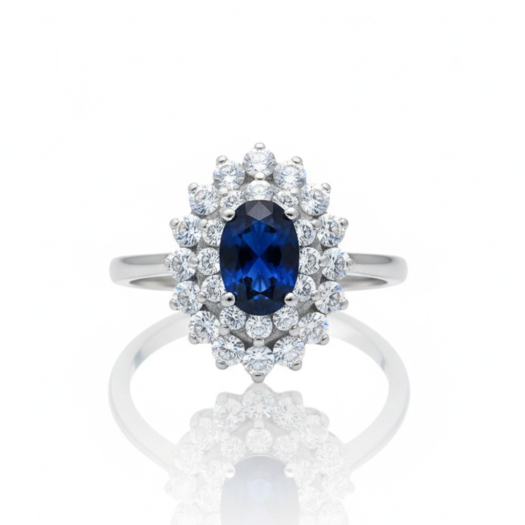SORTIJA ORO BLANCO 18KL DIAMANTES 