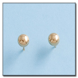 PENDIENTES BOLA ORO 18KL - 5MM