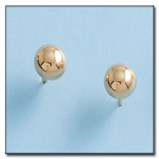 PENDIENTES BOLA ORO 18KL - 7MM