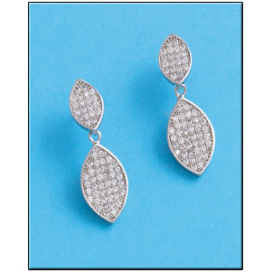 PENDIENTES CIRCONITAS PLATA 925MM  