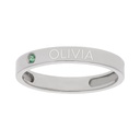 SORTIJA PLATA 925MM - 1 ANILLO PERSONALIZADO NOMBRE