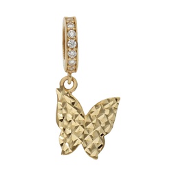 [CH64] CHARMS ORO 18KL MARIPOSA TALLADA