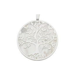 [AG647] COLGANTE ARBOL DE LA VIDA NACAR + PLATA 925MM - 18MM