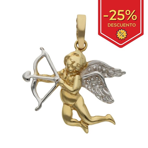 COLGANTE ORO 18KL CUPIDO - 20X19MM