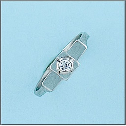 [LCR137B] SORTIJA ORO BLANCO 18KL DIAMANTE