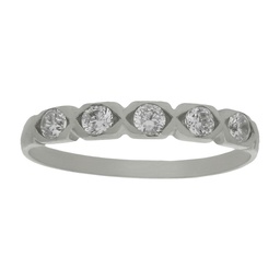 [LCR111B] SORTIJA ORO BLANCO 18KL DIAMANTES