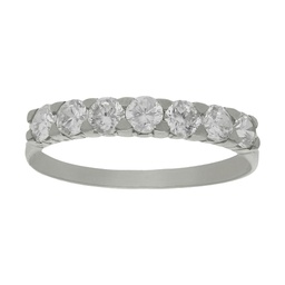 [LCR177B] SORTIJA ORO BLANCO 18KL DIAMANTES