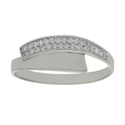 [LCR248B] SORTIJA ORO BLANCO 18KL DIAMANTES