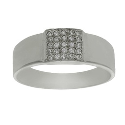 [LCR90B] SORTIJA ORO BLANCO 18KL DIAMANTES