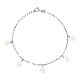 [AG272] TOBILLERA MINI CHARMS ESTRELLAS PLATA 925MM