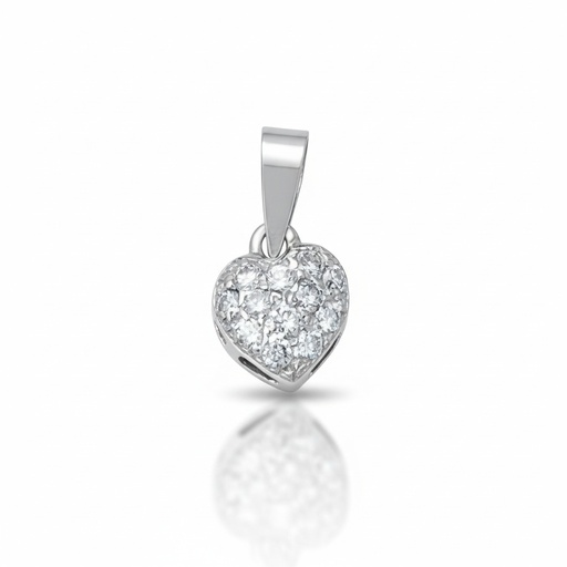 COLGANTE ORO BLANCO 18KL DIAMANTES