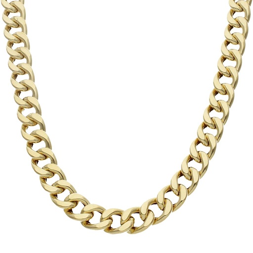 COLLAR ORO 18KL HUECO BARBADO - 11MM